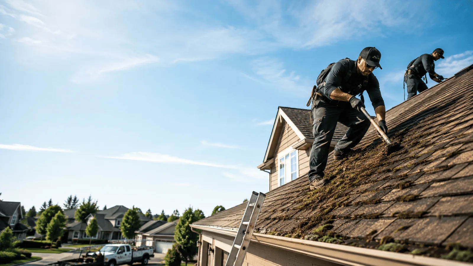 Roof Moss Removal in Oxford, CT near me